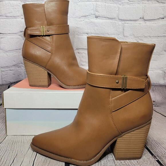 SOUL Naturalizer Shoes - Soul Naturalizer Mocha Booties